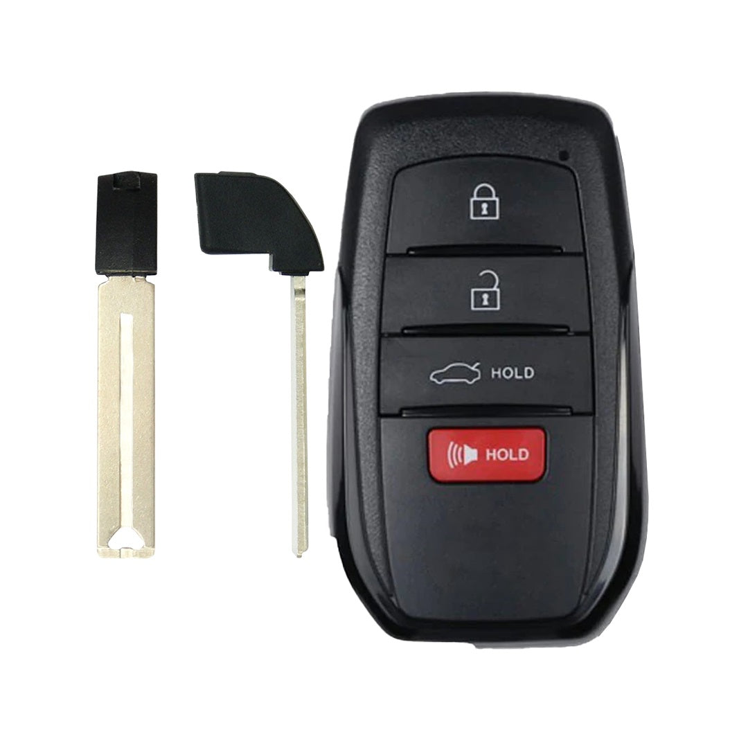 Toyota Crown 2023-2025 4-Button Smart Key w/Trunk – Nitrous Keys