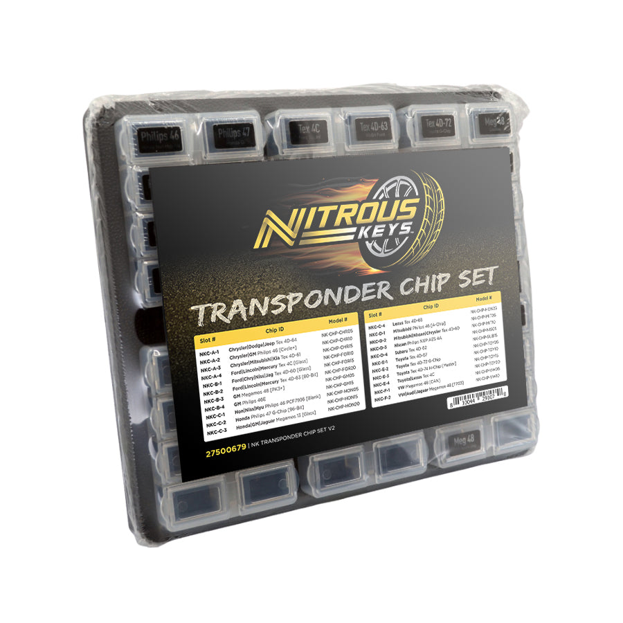 Nitrous Keys Transponder Chip Set—80 Chips (22 Types)