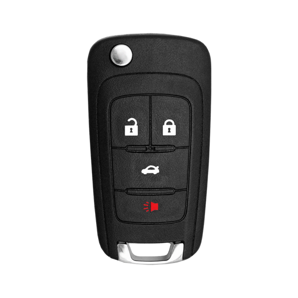 GM 2010+ 4-Button Flip Remote Head Key