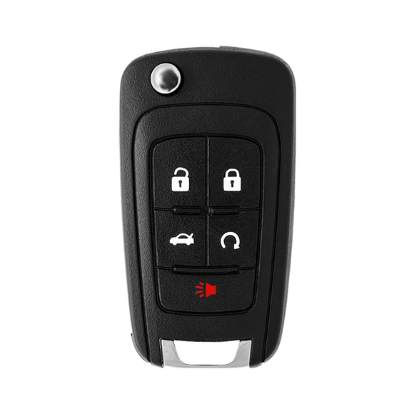 GM 2010+ 5-Button Flip Remote Head Key