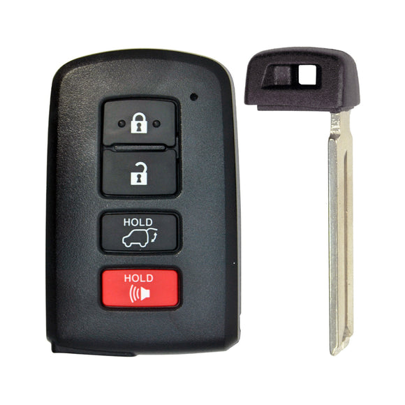 Toyota Highlander 2014-2021 4-Button Smart Key