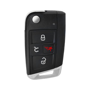 Volkswagen 2018-2020 4-Button Flip Key Remote PEPS