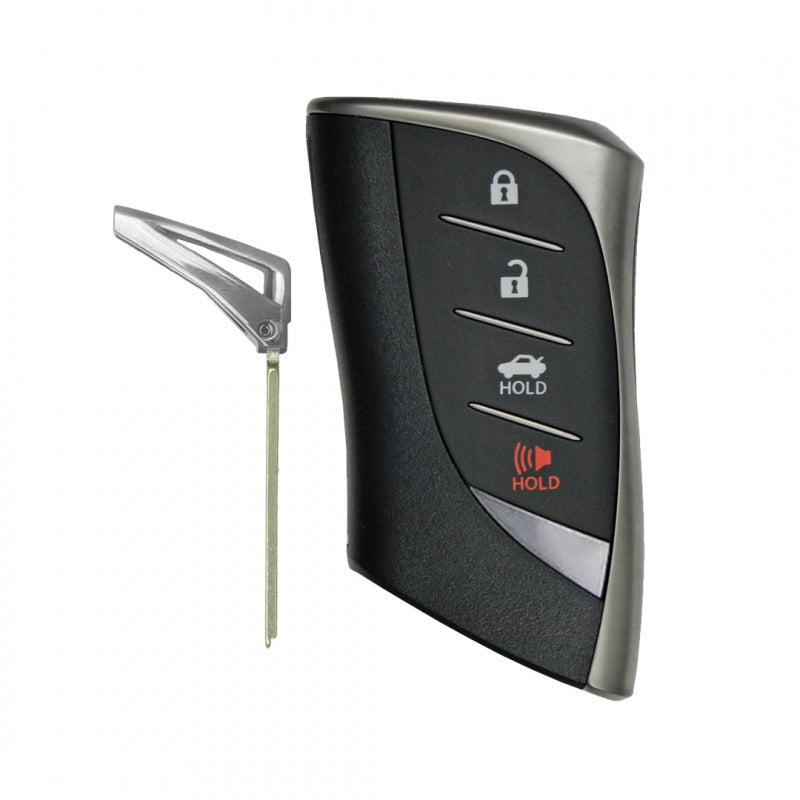 Lexus ES300h/ES350/LS500 20182020 4Button Smart Key w/Trunk Nitrous