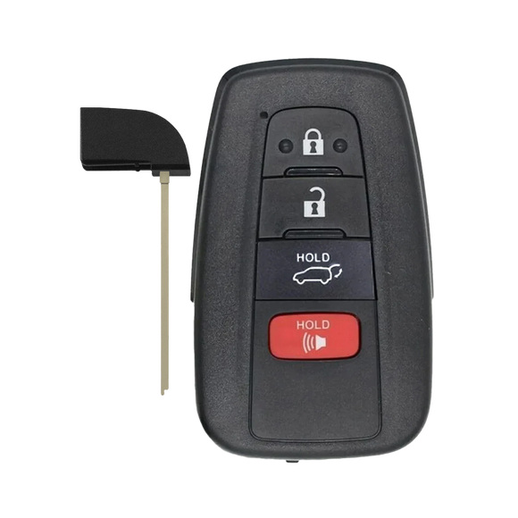 Toyota Highlander 2021-2022 4-Button Smart Key w/Hatch