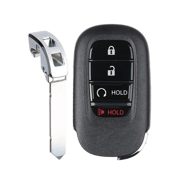 Honda Accord/Civic/CR-V 2022-2024 4-Button Smart Key w/Remote Start