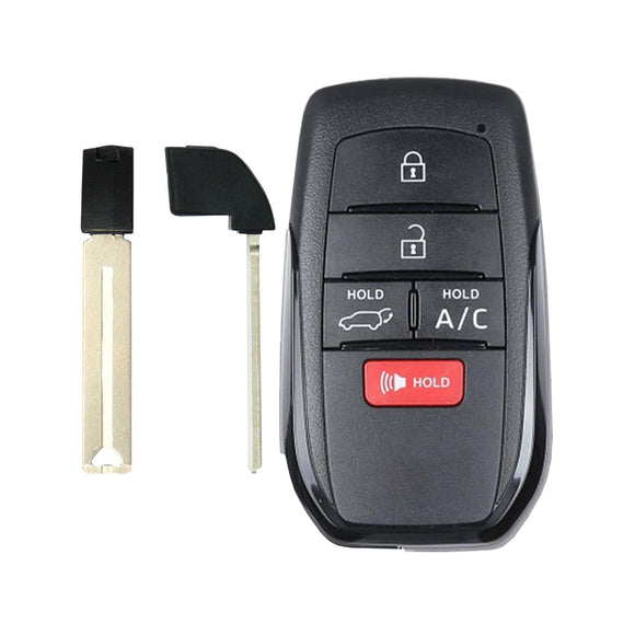 Toyota bZ4X 2023-2025 5-Button Smart Key w/AC