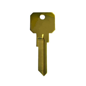 Kwikset KW11 (5/6-Pin) Plain Brass Head Keys (10-Pack)
