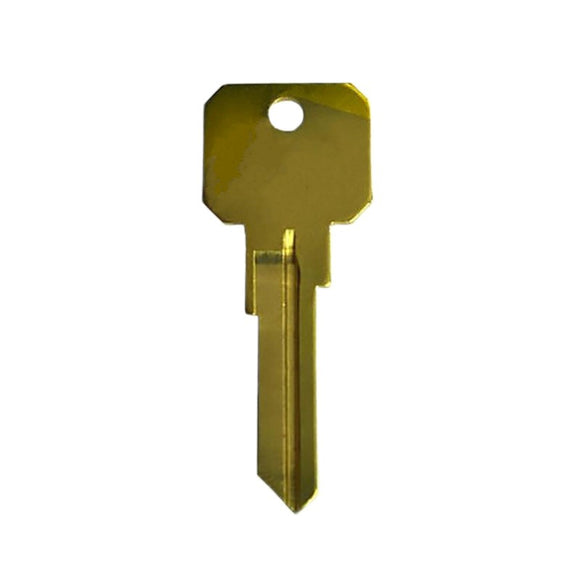Kwikset KW11 (5/6-Pin) Plain Brass Head Keys (10-Pack)