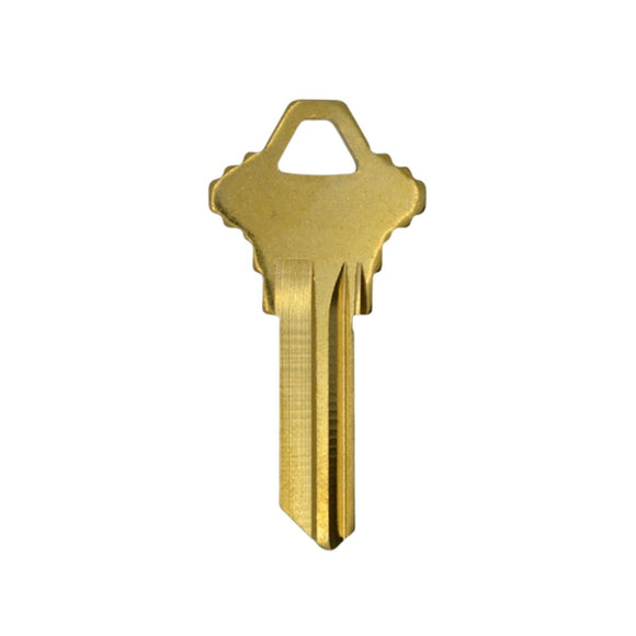 SC22 | 1307W 6-Wafer Schlage Keys - Brass [10-Pack]