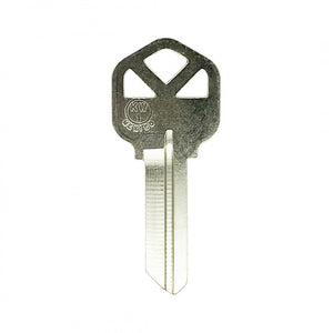 Kwikset KW1 (5-Pin) Plain Nickel Head Keys (10-Pack)
