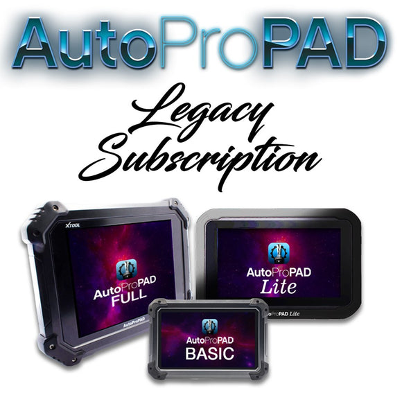 AutoProPAD Lite/Full/Basic Updates & Support Legacy Subscription