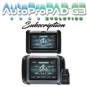 AutoProPAD [G3 Evolution, Core] Subscription [1-Year Updates, Support, and Extended Warranty]