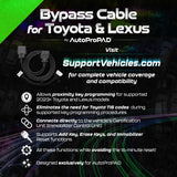 AutoProPAD Toyota and Lexus Bypass Cable