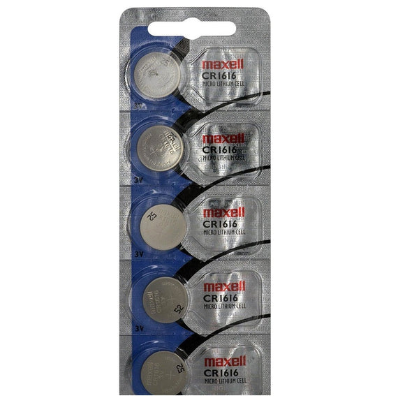 CR1616 3-Volt Lithium Batteries 5-Pack