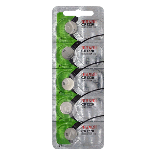 CR1220 3-Volt Lithium Batteries 5-Pack