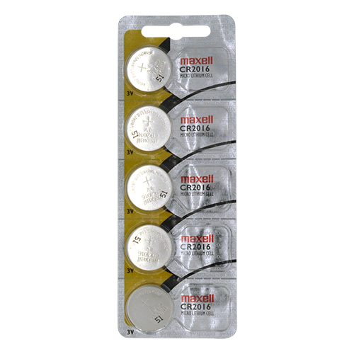 CR2016 3-Volt Lithium Batteries 5-Pack