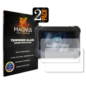 AutoProPAD BASIC Tempered Glass Screen Protectors by Magnus [2-Pack]