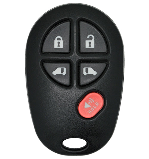 Toyota Sienna 2004-2017 5-Button Remote