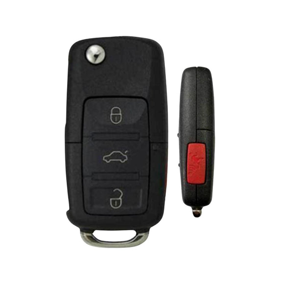 Volkswagen 2006-2010 4-Button Flip Key Remote