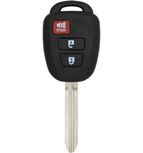 Toyota Prius C 2012-2017 3-Button Remote Head Key