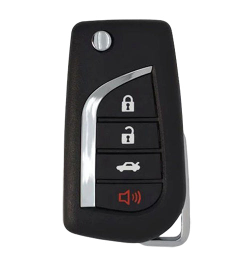 Toyota 2010-2018 4-Button Flip Key Remote