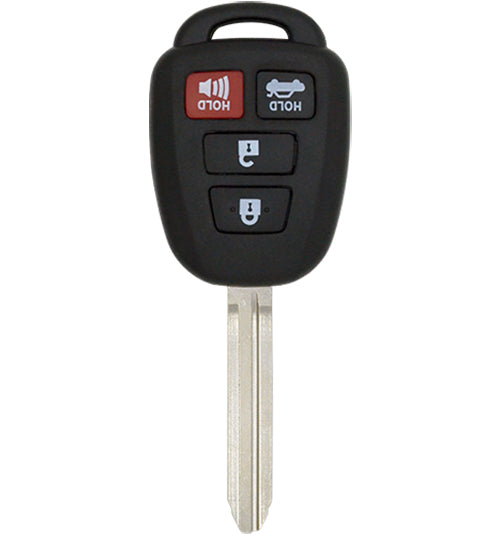 Toyota RAV4/Highlander 2013-2018 4-Button Remote Head Key