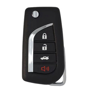 Toyota Camry/Prius 2012-2017 4-Button Flip Key Remote w/Trunk