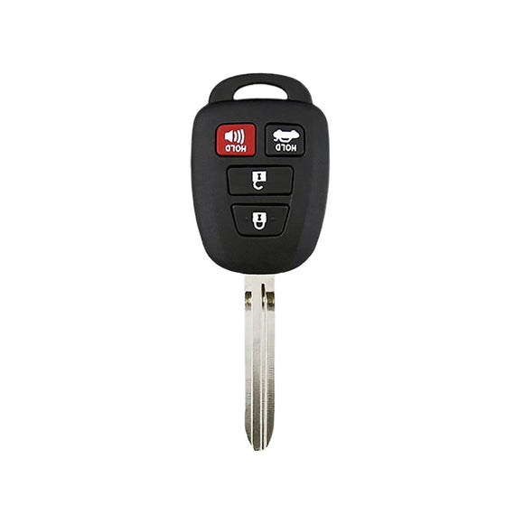 Toyota Corolla 2014-2019 4-Button Remote Head Key