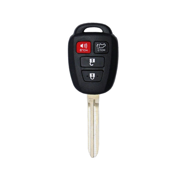 Scion/Toyota 2013-2021 4-Button Remote Head Key w/Hatch