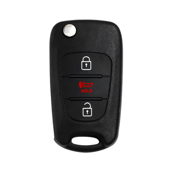 Kia 2012-2013 3-Button Flip Key Remote