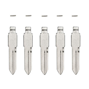 5-Pack GM B102 Flip Key Blade w/Roll Pins for Xhorse Remotes