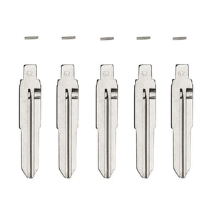 5-Pack Mitsubishi MIT1 Flip Key Blade w/ Roll Pins for Xhorse Remotes
