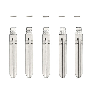 5-Pack GM B110 Flip Key Blade w/Roll Pins for Xhorse Remotes