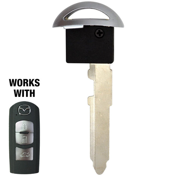 Mazda 2009-2015 Smart Key Emergency Key W/ CHIP